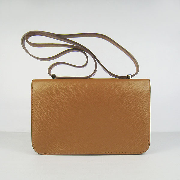 7A Hermes Constance Togo Leather Single Bag Light Coffee Gold Hardware H020 - Click Image to Close